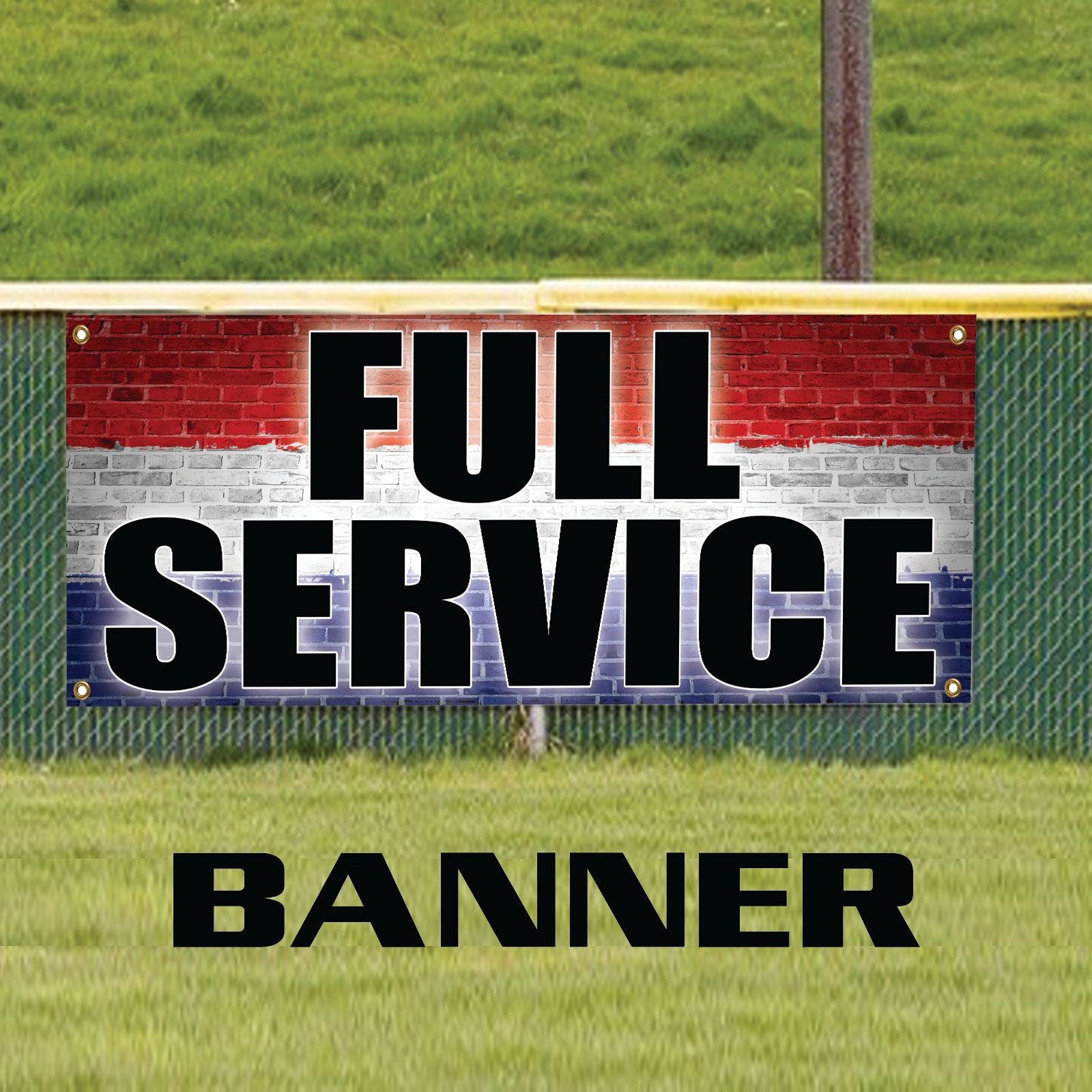 Full service vinyl printed banner sign