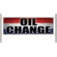 Oil change vinyl printed banner sign