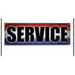 Service vinyl printed banner sign
