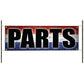 Parts vinyl printed banner sign