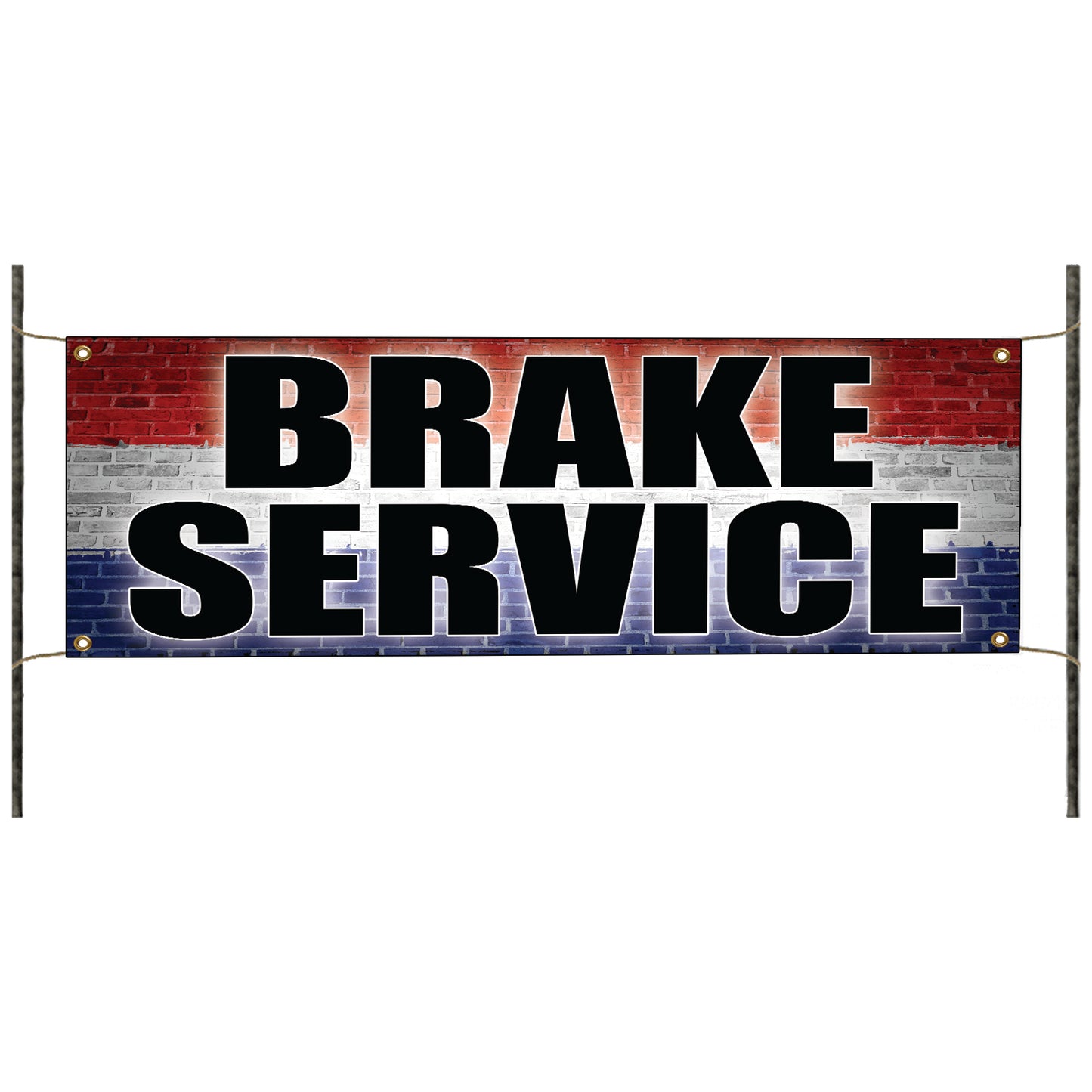 Brake service vinyl printed banner sign