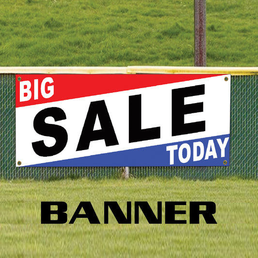 Big sale today vinyl printed banner sign