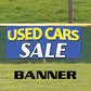 Used cars sale vinyl printed banner sign