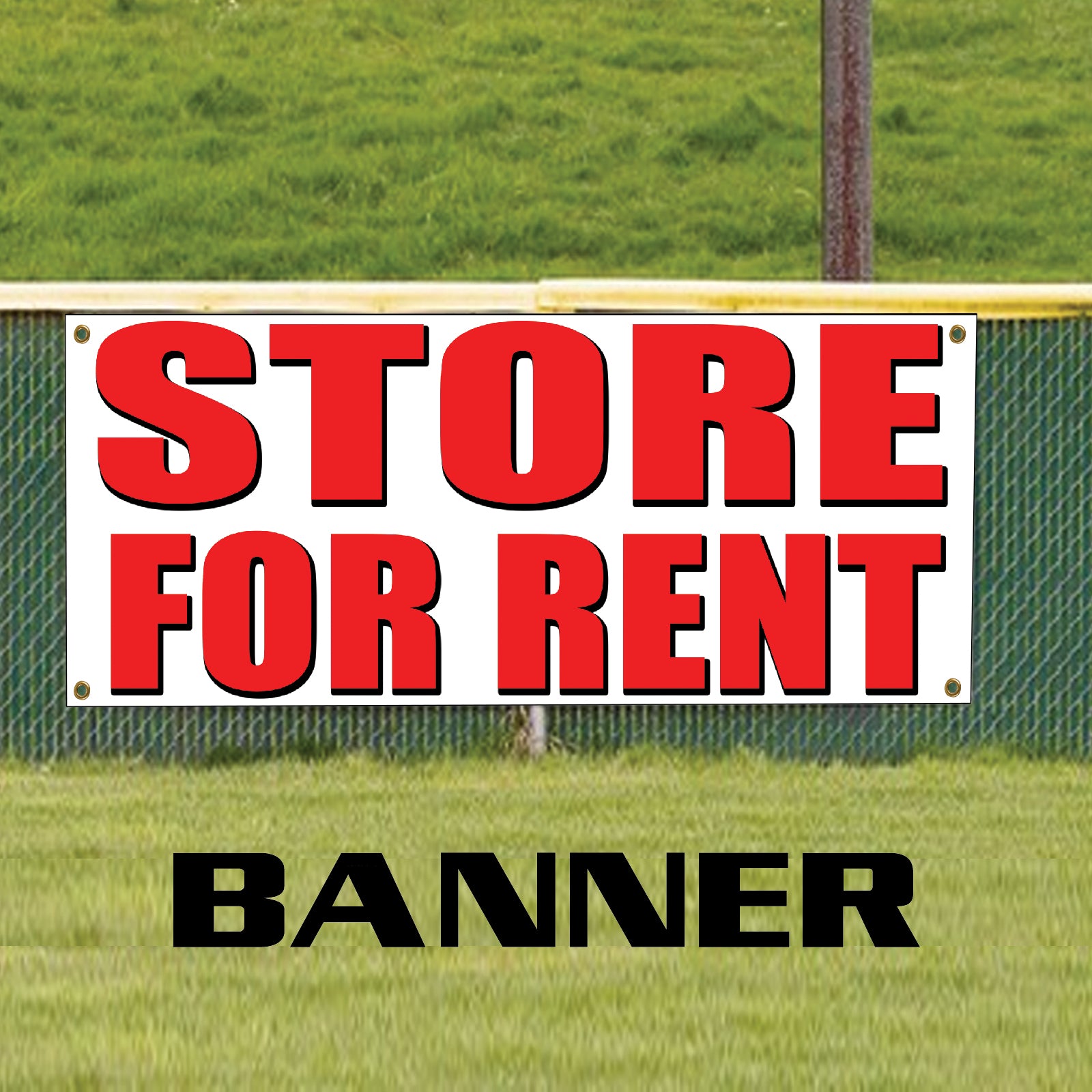 Store for rent vinyl printed banner sign