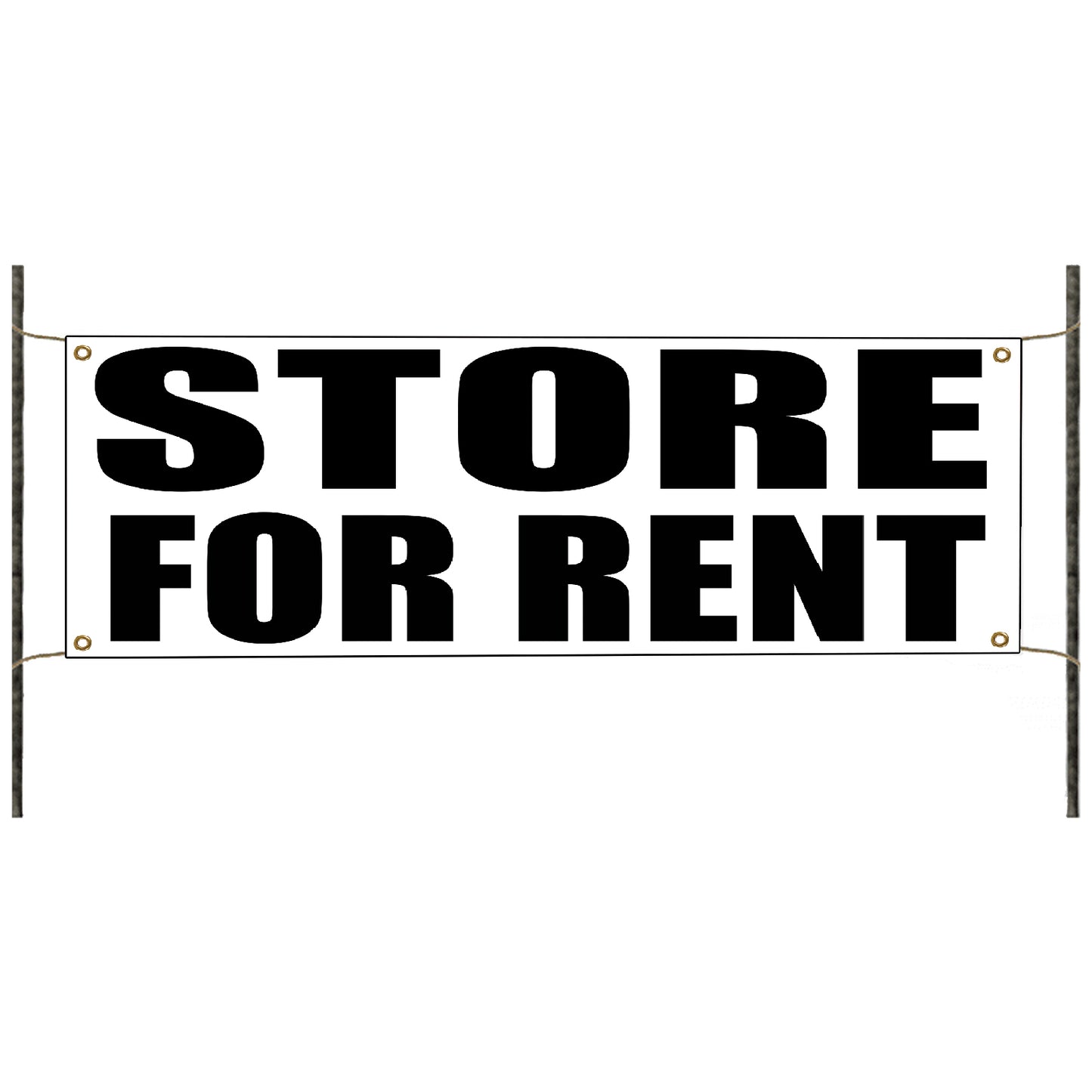 Store for rent vinyl printed banner sign