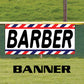 Barber vinyl printed banner sign