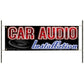 Car audio installation vinyl printed banner sign