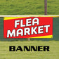 Flea market vinyl printed banner sign