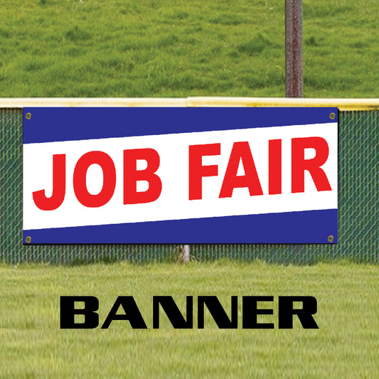 Job fair vinyl printed banner sign