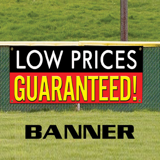 Low prices guaranteed vinyl printed banner sign
