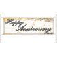 Happy Anniversary vinyl printed banner sign