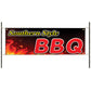 Southern style BBQ vinyl printed banner sign