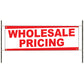 Wholesale pricing vinyl printed banner sign