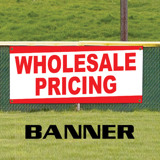 Wholesale pricing vinyl printed banner sign