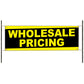 Wholesale pricing vinyl printed banner sign