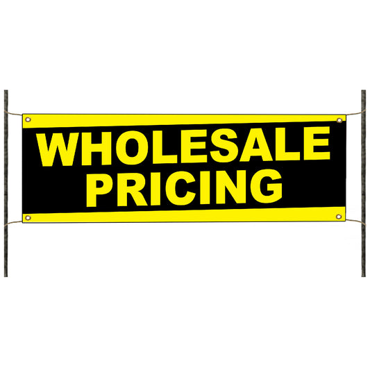 Wholesale pricing vinyl printed banner sign