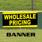 Wholesale pricing vinyl printed banner sign