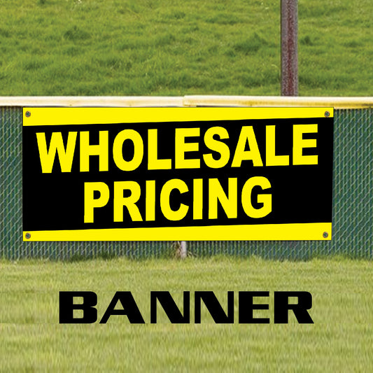 Wholesale pricing vinyl printed banner sign