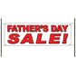 Father's day sale vinyl printed banner sign