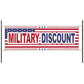 Military Discount Vinyl Banner Sign