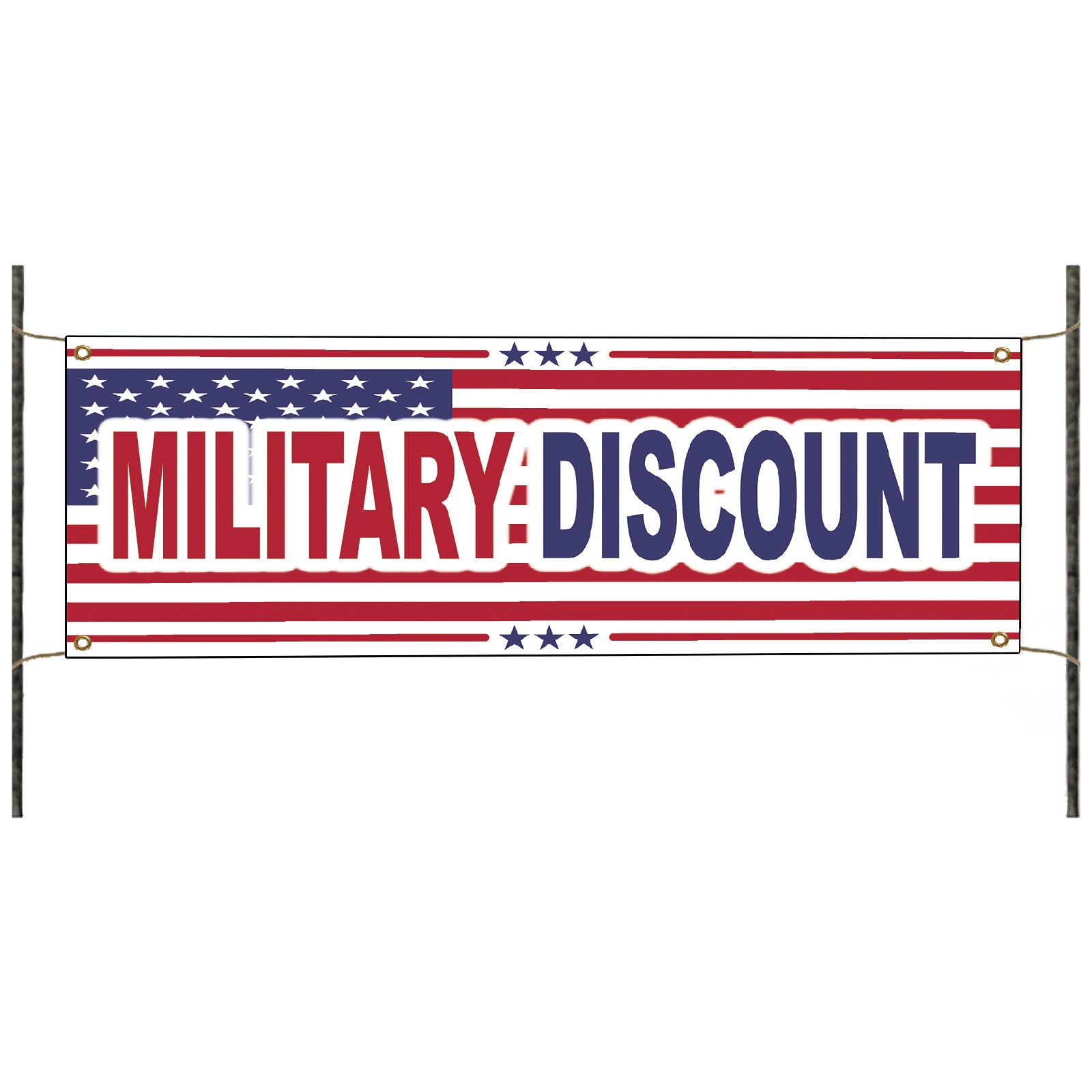 Military Discount Vinyl Banner Sign
