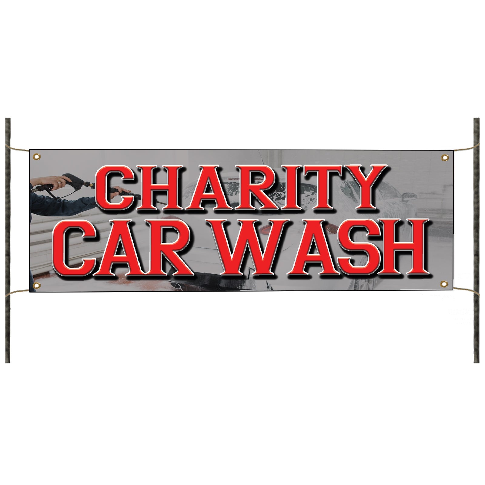 Charity Car Wash Vinyl Banner Sign