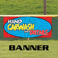 Hand Carwash And Details Vinyl Banner Sign