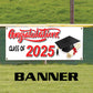 Congratulations class of 2024 vinyl banner sign