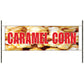 Caramel corn vinyl printed banner sign