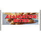 Alligator bites vinyl printed banner sign