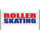Roller skating vinyl printed banner sign