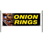 Onion Rings Vinyl Banner Sign
