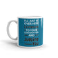 Grammar Mugs I'll Just Be Over Here Listening Coffee Tea Ceramic Mug/Cup