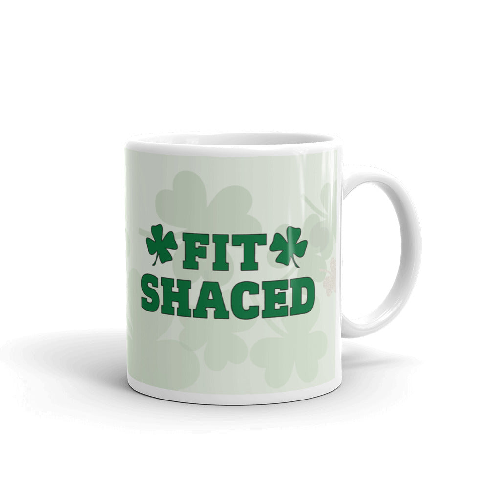 Fit Shaced Drinking Irish Shamrock Funny Coffee Tea Ceramic Mug/Cup