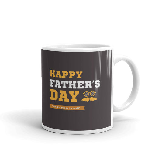 Happy Father's Day Best Dad Ever In The World Coffee Tea Ceramic Mug/Cup