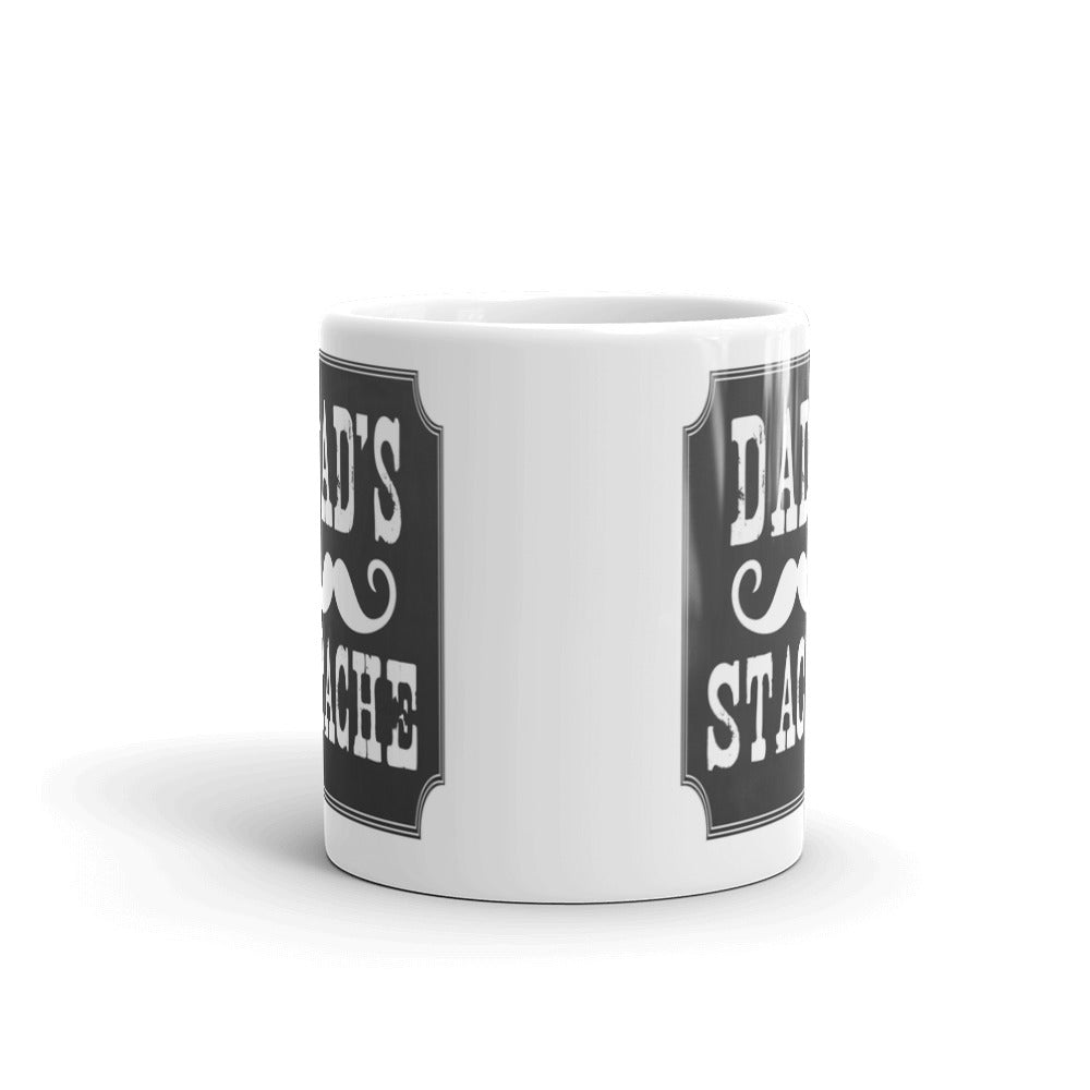 Dad's Stache Father's Day Coffee Tea Ceramic Mug/Cup Gift