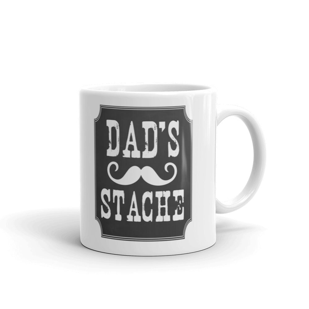Dad's Stache Father's Day Coffee Tea Ceramic Mug/Cup Gift