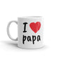 I Love Papa Father's Day Coffee Tea Ceramic Mug/Cup