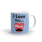 I Love Dad Father's Day Gift Coffee Tea Ceramic Mug/Cup