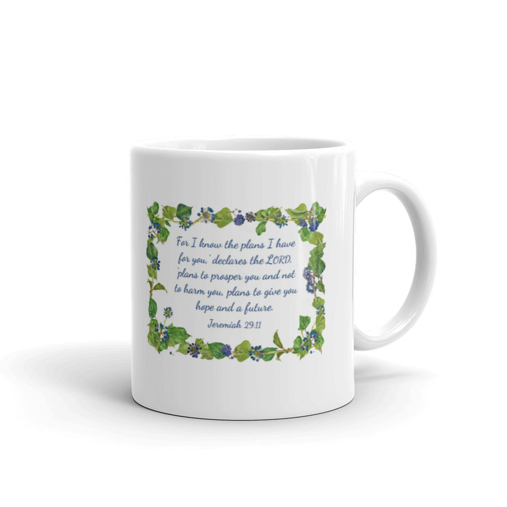 I Know The Plans I Have For You Jeremiah 29:11 Coffee Tea Ceramic Mug/Cup Gift