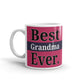 Best Grandma Ever Gift Coffee Tea Ceramic Mug/Cup