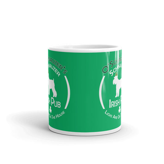 St Patrick's Day O'Schnauzer's Schnauzer Irish Pub Coffee Tea Ceramic Mug/Cup