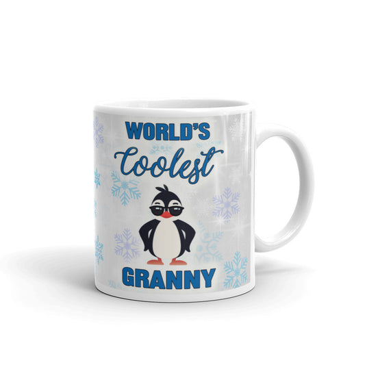 World's Coolest Granny Penguin Coffee Tea Ceramic Mug/Cup