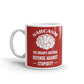 Sarcastic Gifts Sarcasm The Brain's Natural Defense Coffee Tea Ceramic Mug/Cup