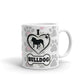 Paw Dog Owner Gifts English I Love Bulldog Coffee Tea Ceramic Mug/Cup
