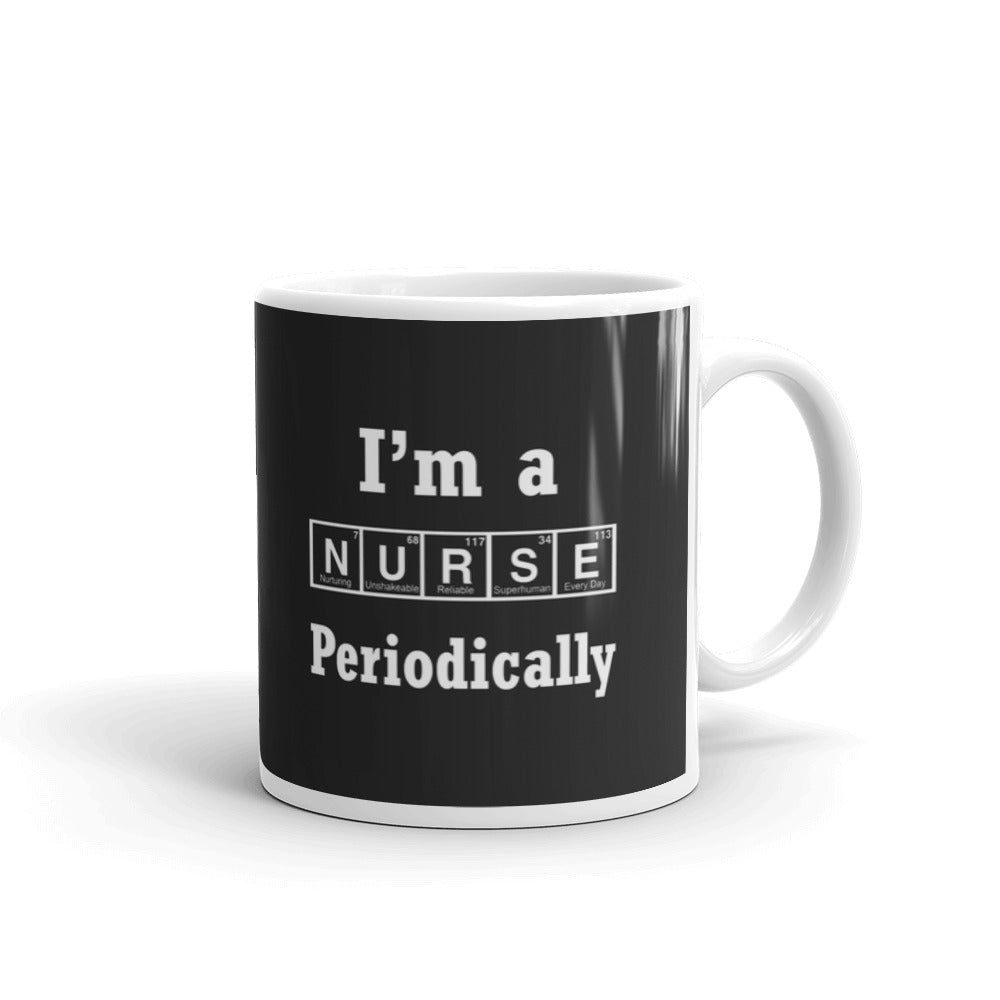 Nurse Spelled with Periodic Table Elements Coffee Tea Ceramic Mug/Cup