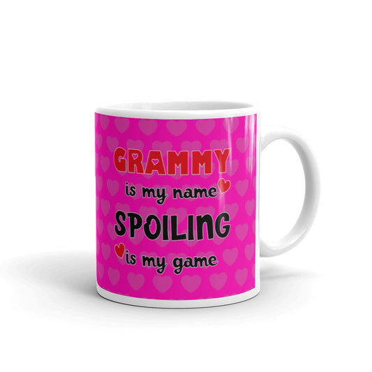 Grammy Is My Name Spoiling Is My Game Coffee Tea Ceramic Mug/Cup