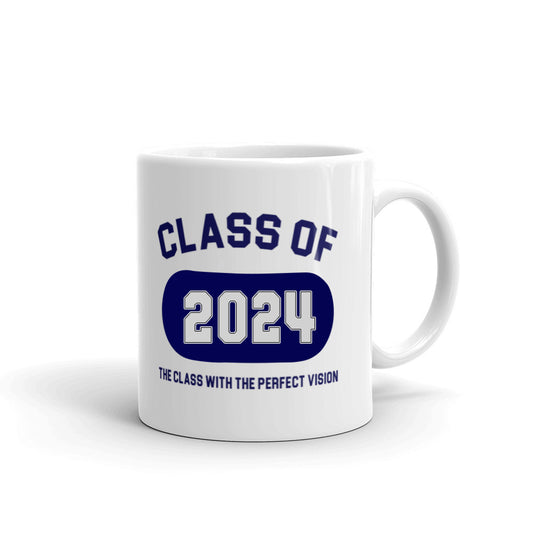 Class Of 2024 Graduation The Class With The Perfect Vision Coffee Tea Ceramic Mug/Cup