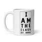 I Am The Class Of 2024 Graduation School Seniors Coffee Tea Ceramic Mug/Cup