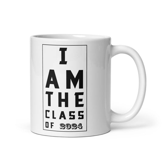 I Am The Class Of 2024 Graduation School Seniors Coffee Tea Ceramic Mug/Cup